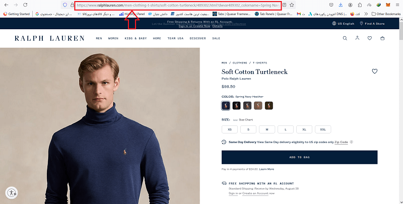 سفارش خرید از سایت رالف لورن پولو ترکیه Ralph Lauren Polo